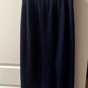 St. John Deep Blue Maxi Skirt